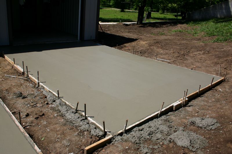 Concrete Pad Construction detail